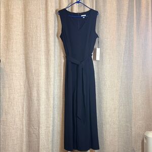 Calvin Klein Black Sleeveless Jumpsuit